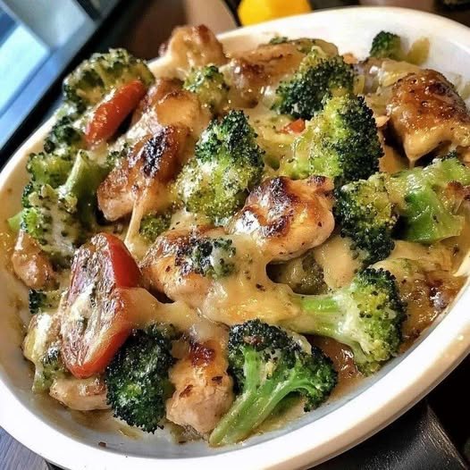 Diabetic-Friendly Cheesy Chicken & Broccoli