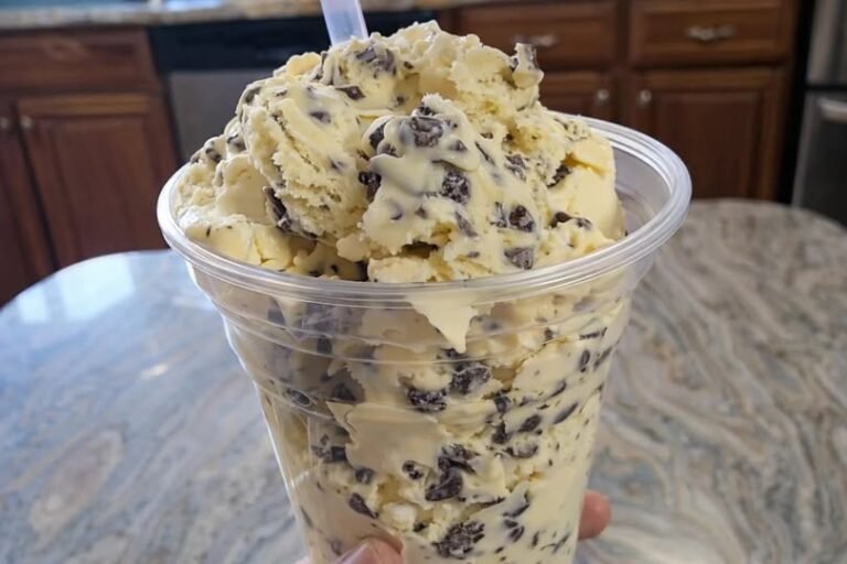 Diabetic-Friendly White Chocolate Chip Protein “Ice Cream”