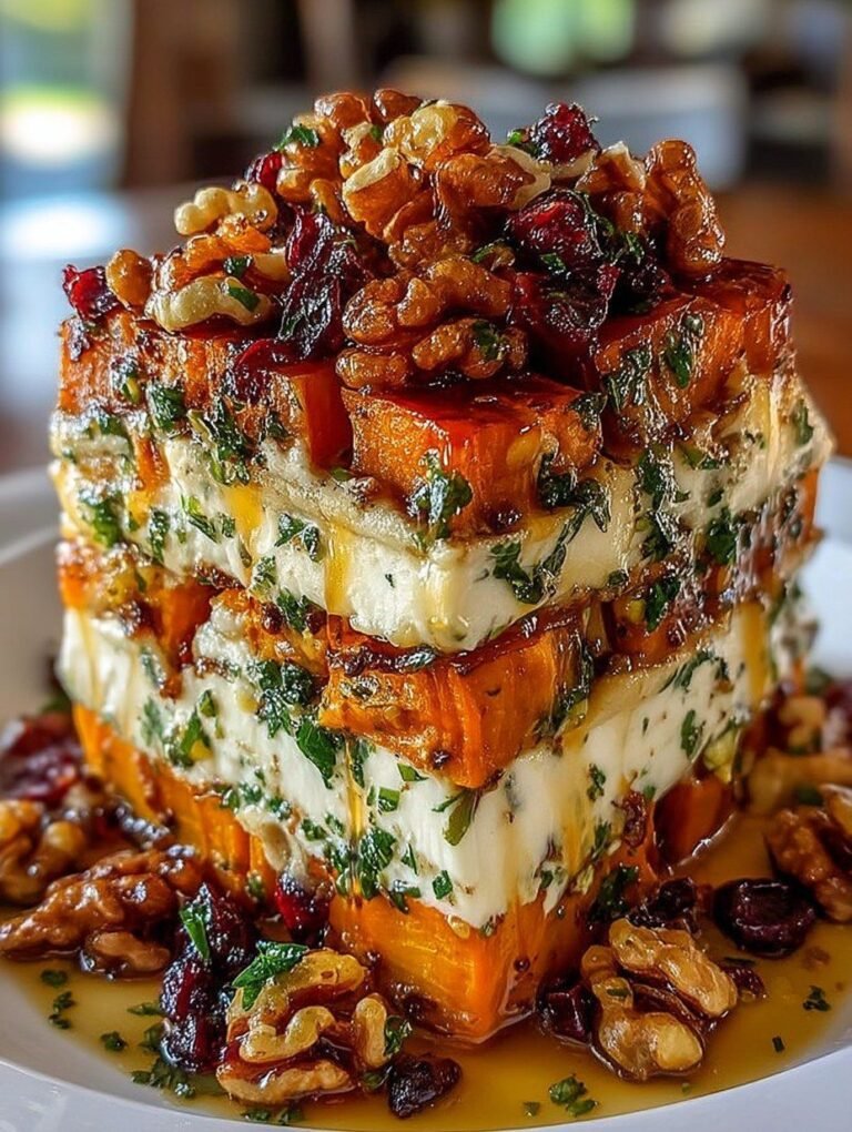 Layered Sweet Potato, Butternut & Carrot Lasagna