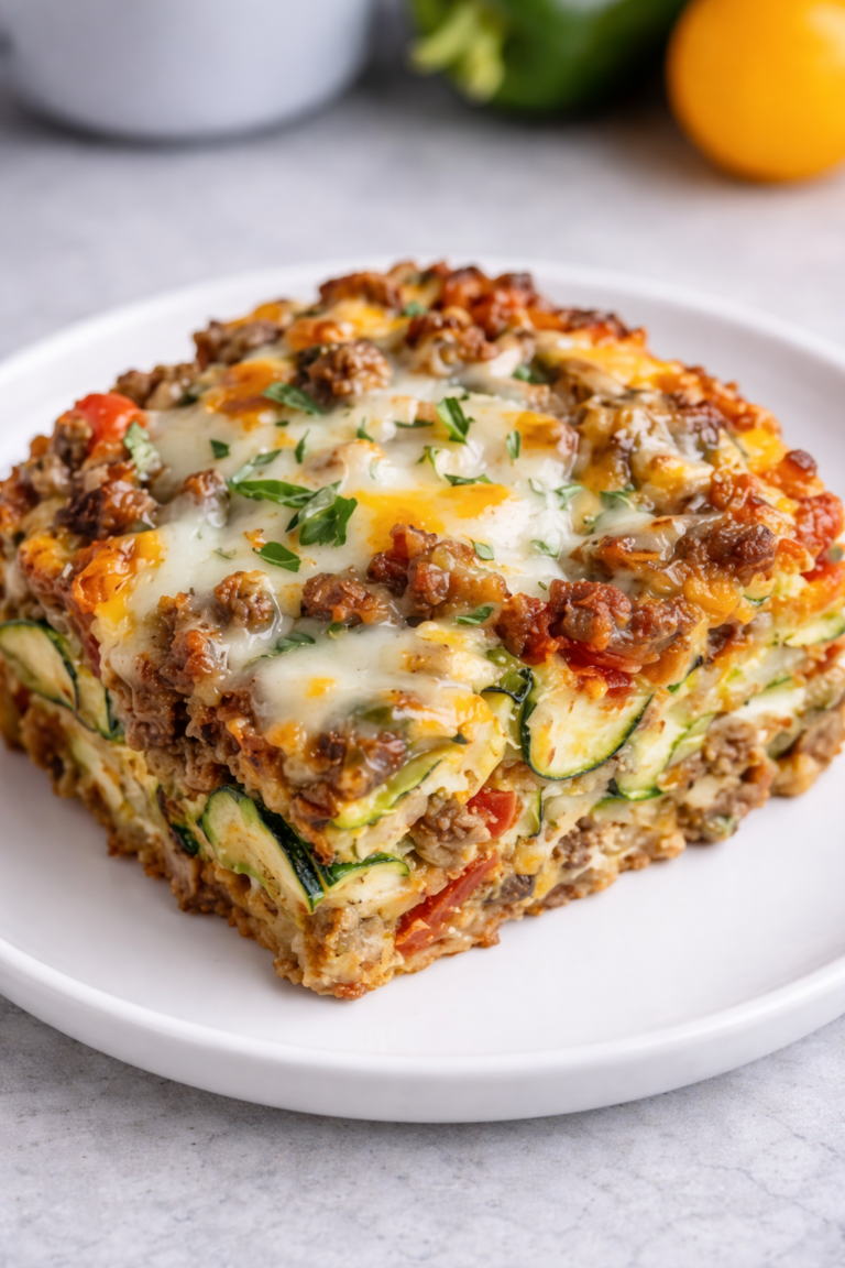 Low-Carb Zucchini Lasagna