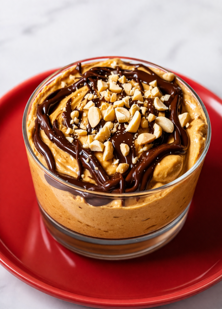 Vegan Chocolate Peanut Butter Mousse