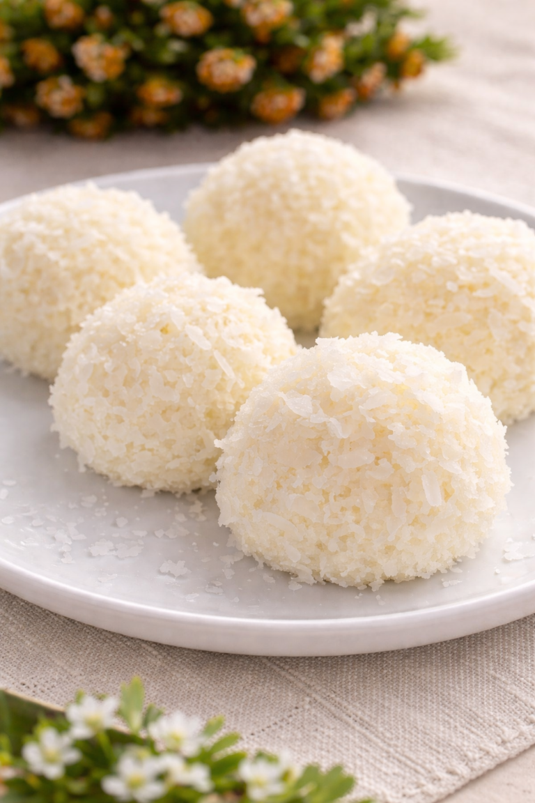 Vegan Coconut Bliss Balls (No-Bake!)