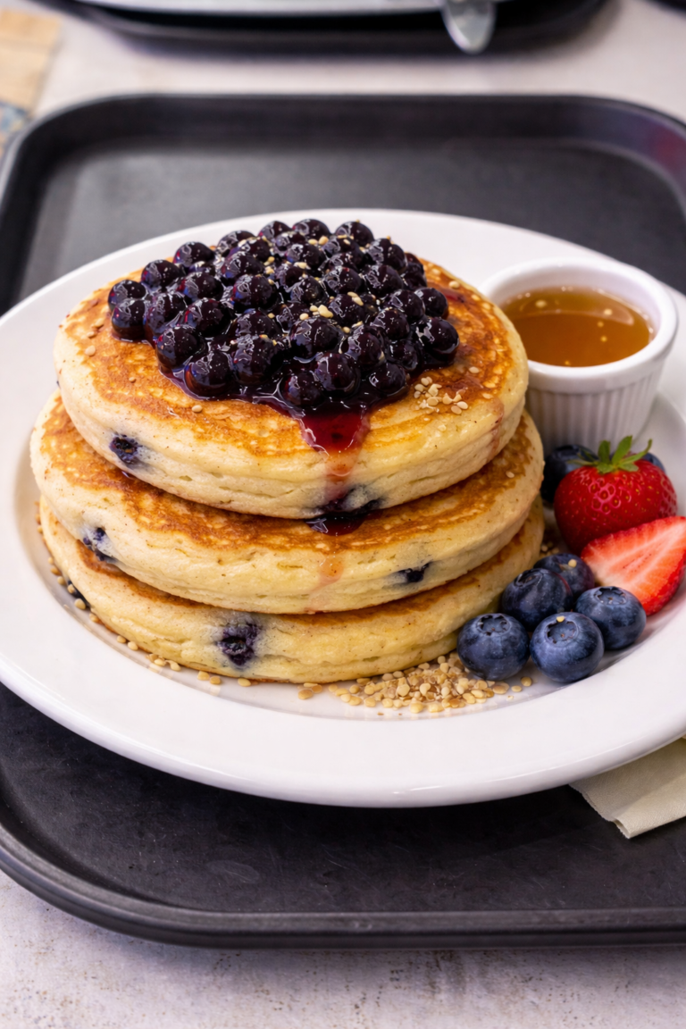 High-Protein Vegan Breakfast Pancakes