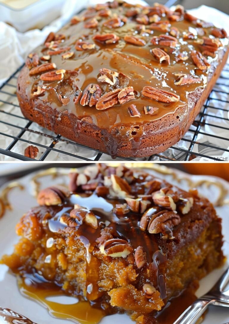 Vegan Caramel Pecan Cake