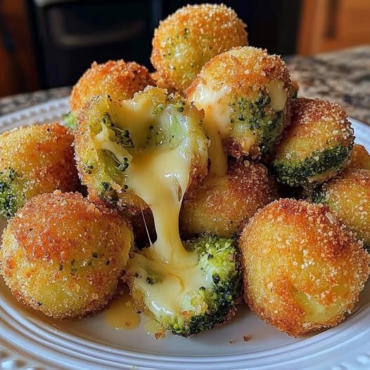 Crispy Broccoli Cheddar Bites