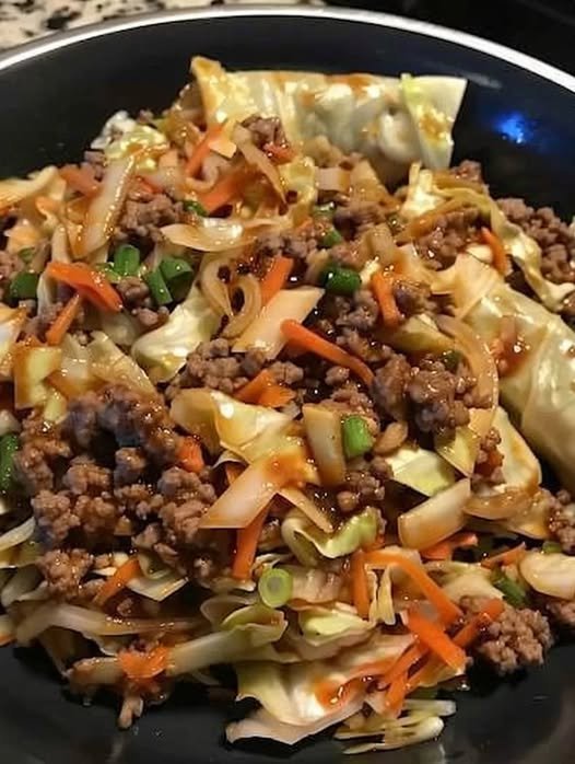 Low-Carb Crack Slaw (Egg Roll in a Bowl)