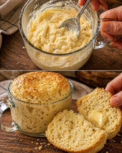 Zero carbs Mug Bread