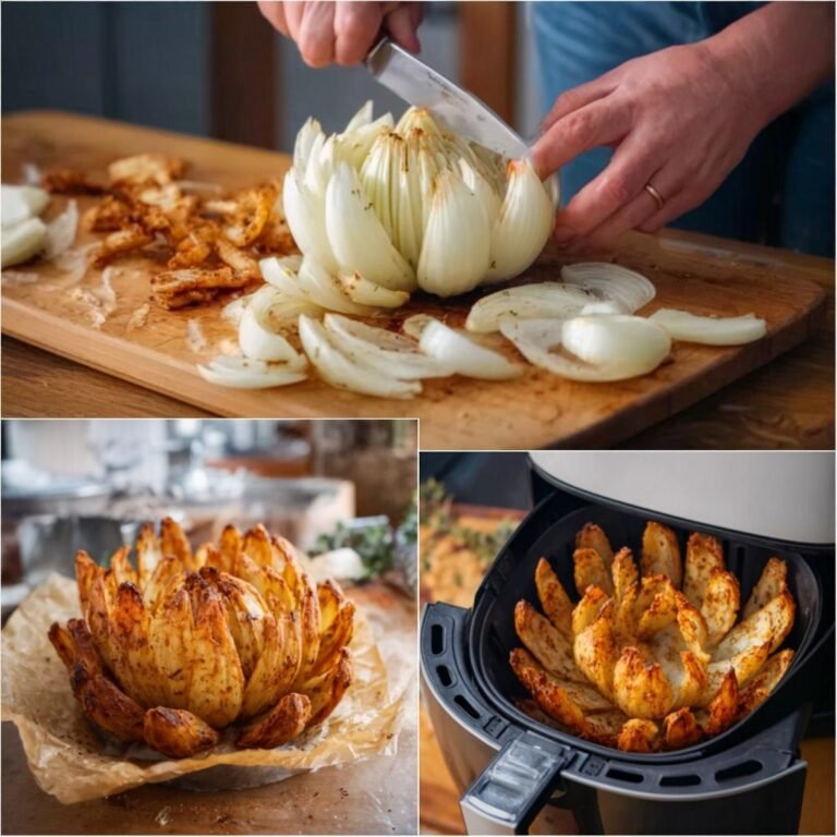 Crispy Vegan Air Fryer Blooming Onion