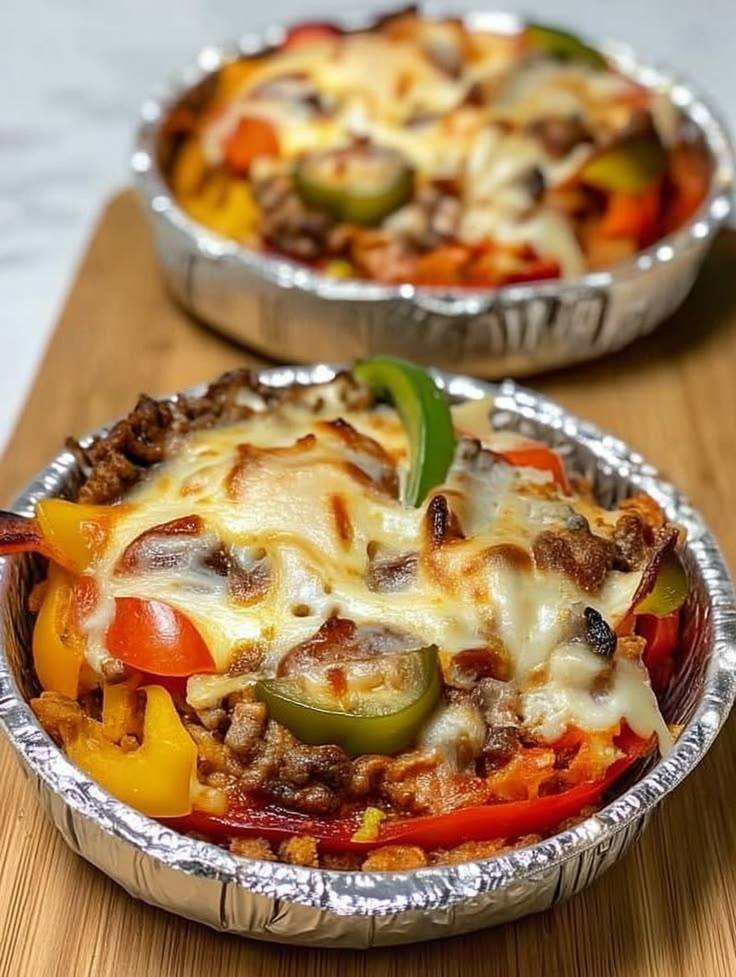 Zero Carb Meatza Pizza Bowls