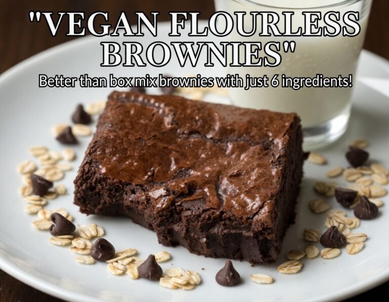 Vegan Flour-less Brownies