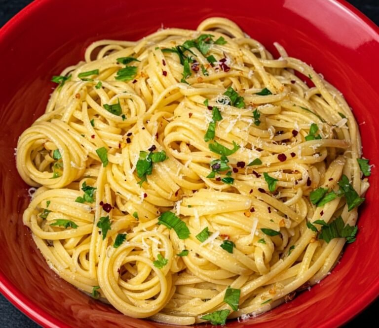 Vegan Lemon Butter Garlic Pasta (Pasta al Limone)