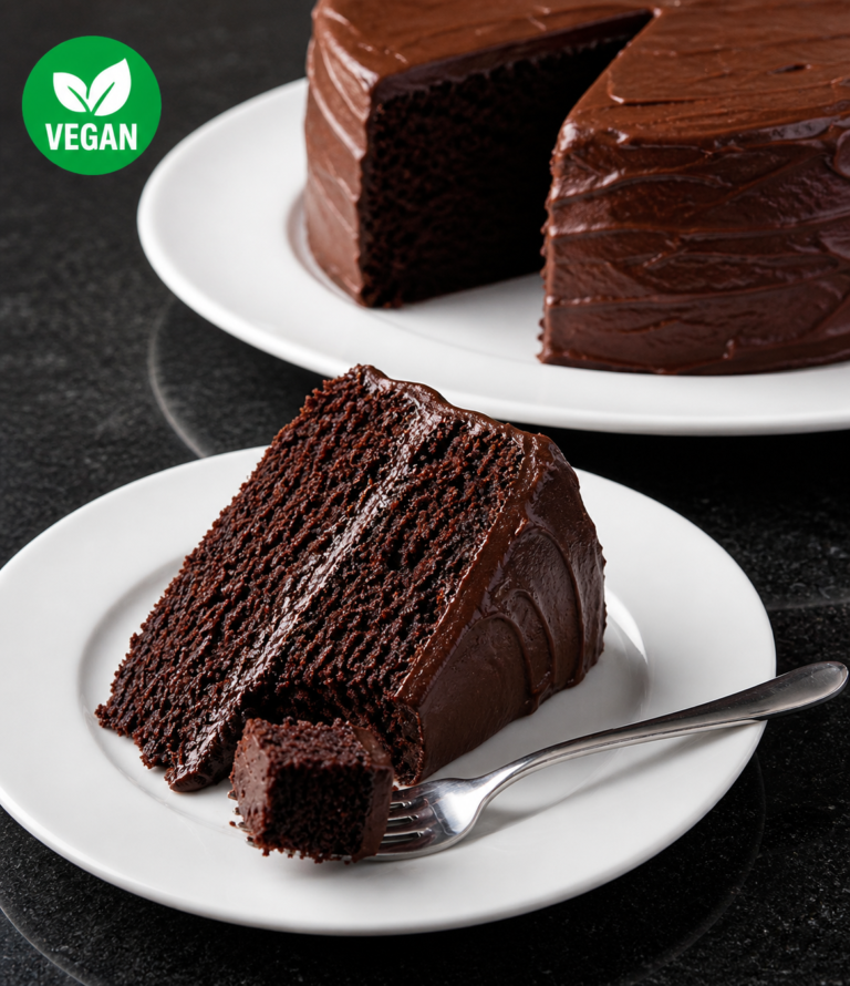 Vegan Chocolate Layer Cake