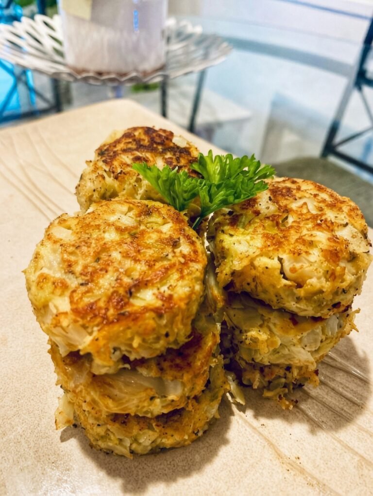 Crispy Vegan Cabbage Patties