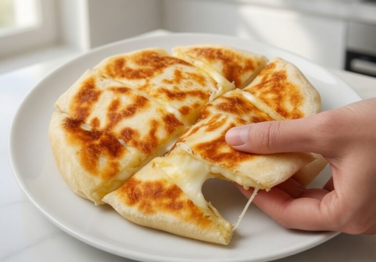 Crispy Low Carb Cheese Quesadilla