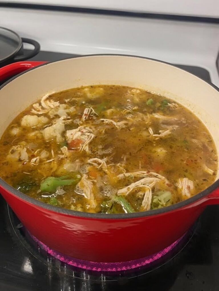 Low Carb Chicken Detox Soup