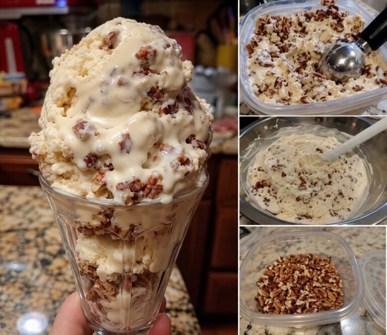 One Carb Butter Pecan Ice Cream