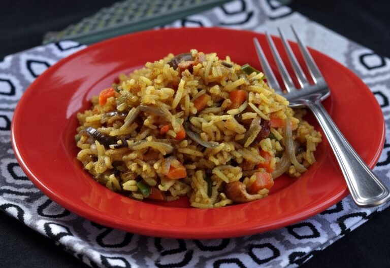 Simple Vegan Vegetable Biryani