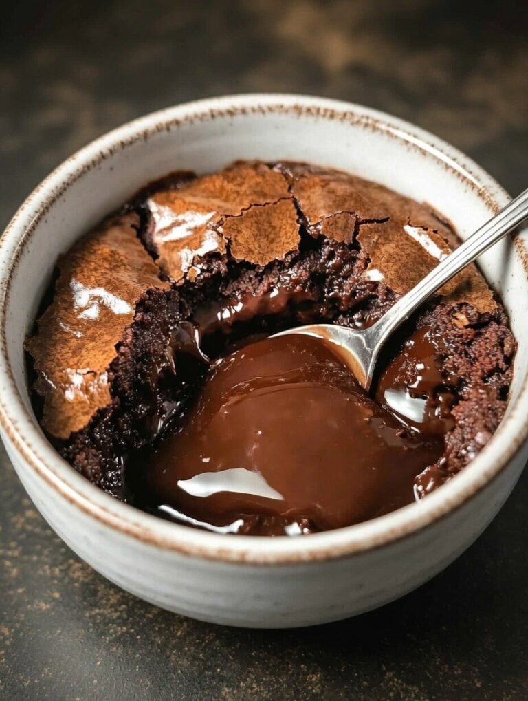 Low Carb Molten Chocolate Lava Cake