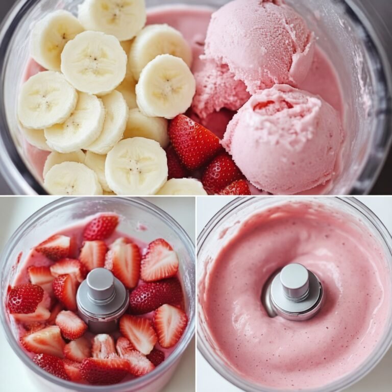 Vegan Strawberry Banana Nice Cream Recipe