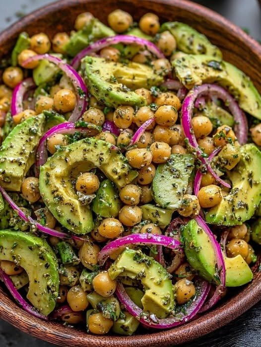 Creamy Chickpea Avocado Salad