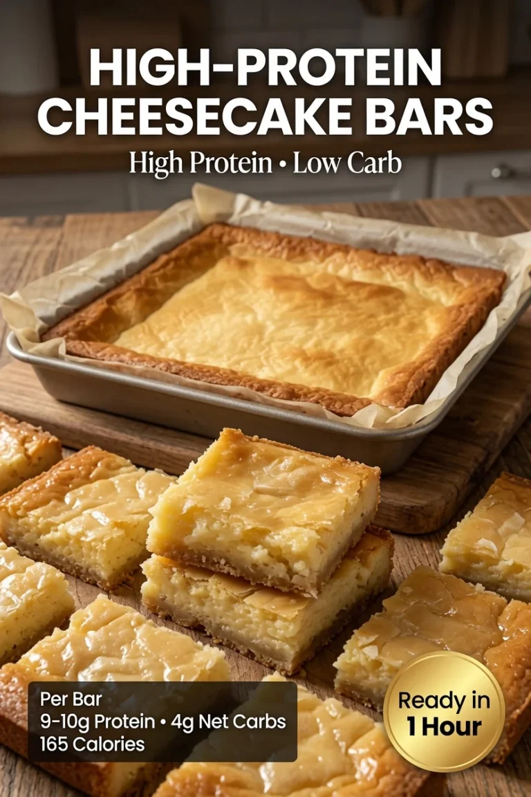 High-Protein Cheesecake Bars