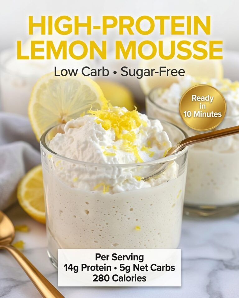 High-Protein Lemon Mousse
