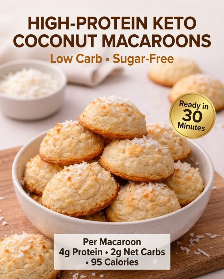 High-Protein Keto Coconut Macaroons