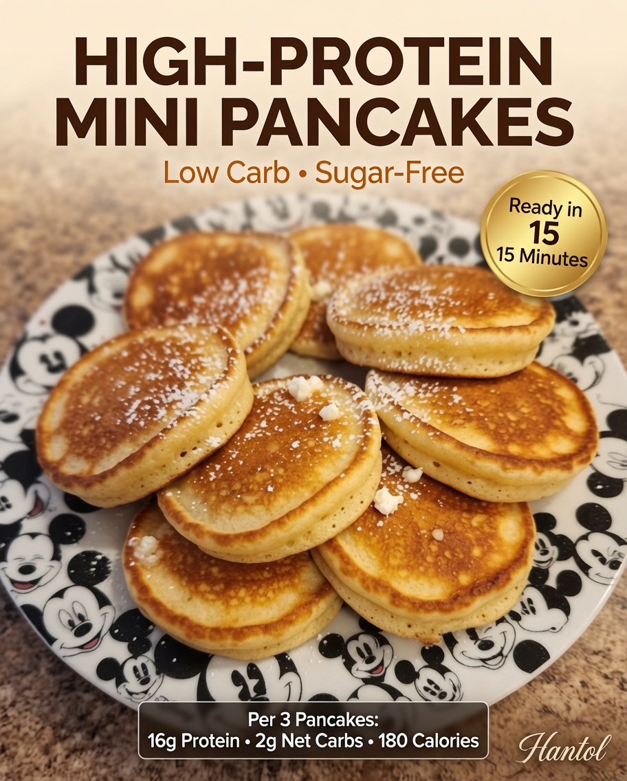 High-Protein Mini Pancakes