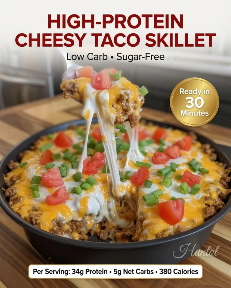High-Protein Cheesy Taco Skillet