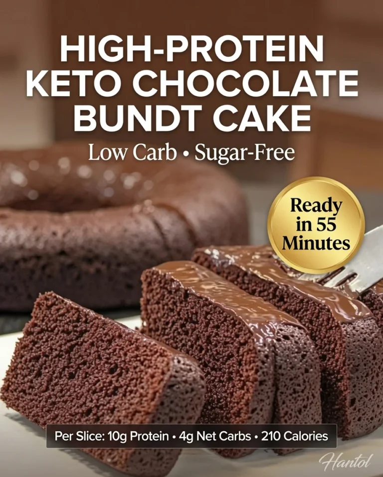 High-Protein Keto Chocolate Bundt Cake