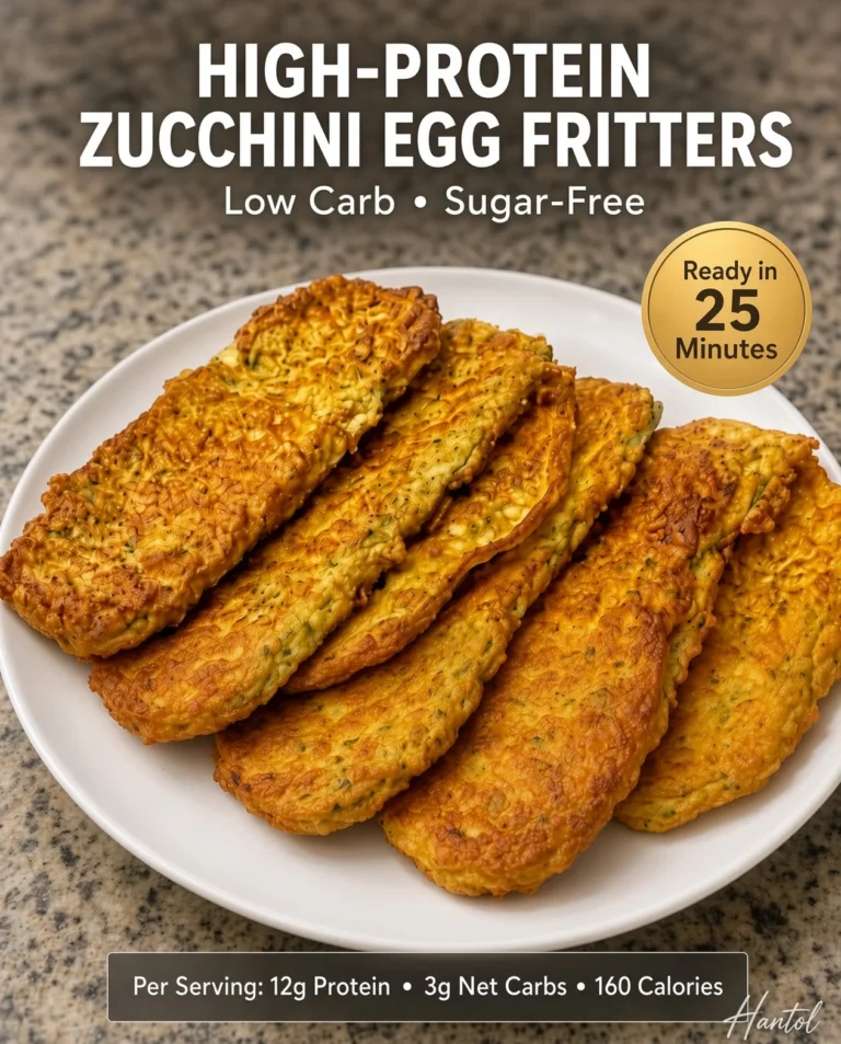 High-Protein Zucchini Egg Fritters