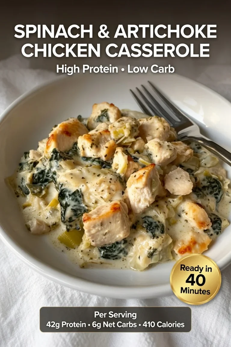 Spinach and Artichoke Chicken Casserole