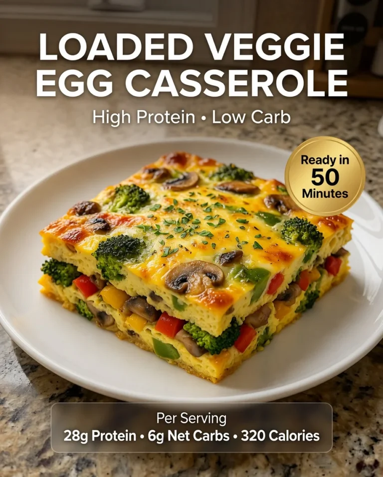 Loaded Veggie Egg Casserole
