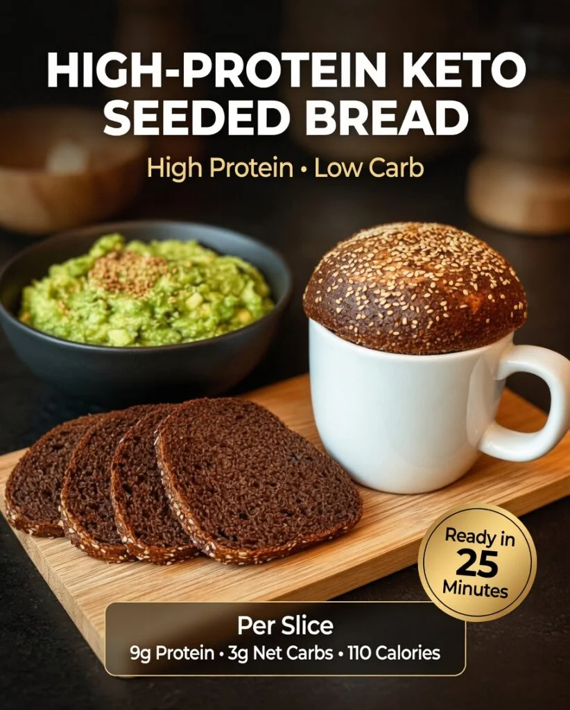 High-Protein Keto Seeded Bread