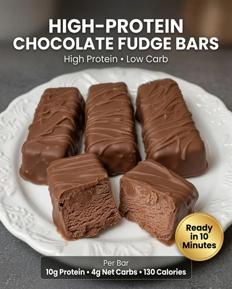High-Protein Chocolate Fudge Bars