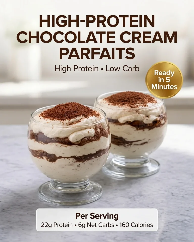 High-Protein Chocolate Cream Parfaits