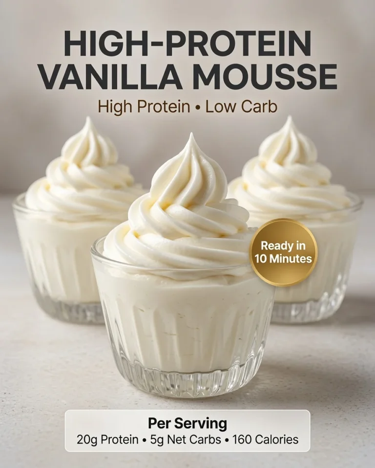 High-Protein Vanilla Mousse