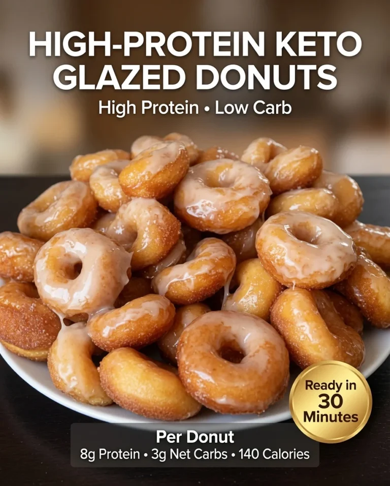 High-Protein Glazed Donuts