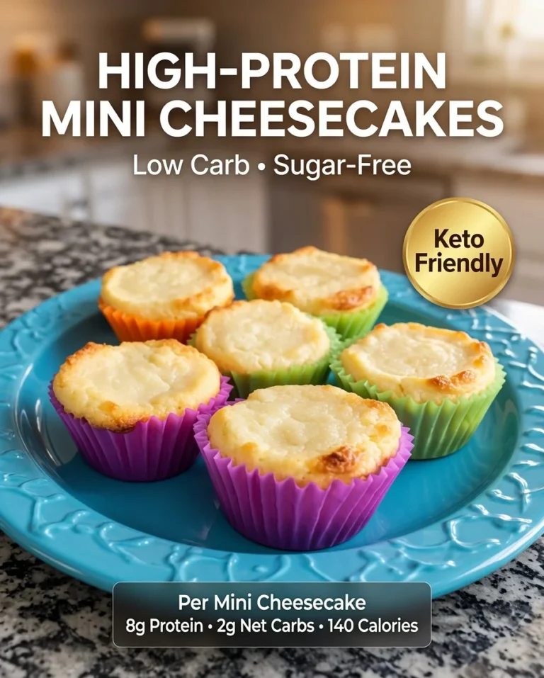 High-Protein Mini Cheesecakes