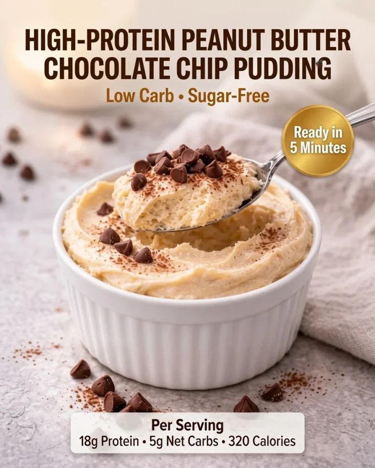 Peanut Butter Chocolate Chip Pudding