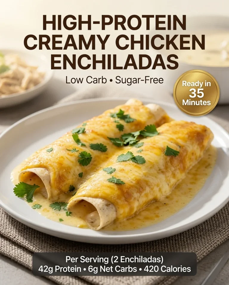 Creamy Chicken Enchiladas