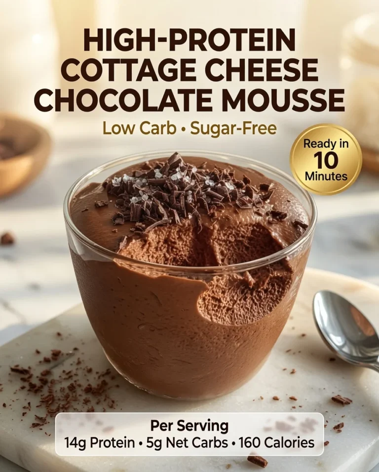 High-Protein Cottage Cheese Chocolate Mousse