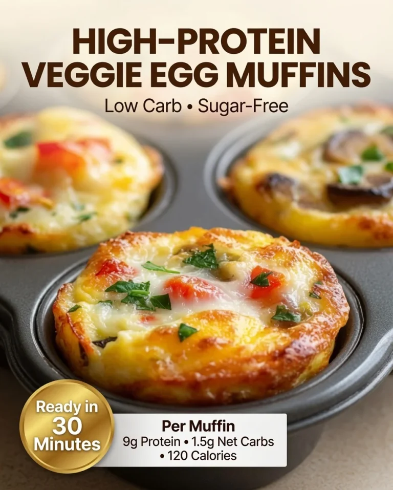 High-Protein Veggie Egg Muffins