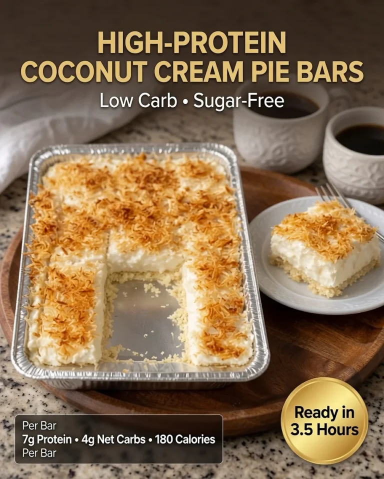 High-Protein Coconut Cream Bars