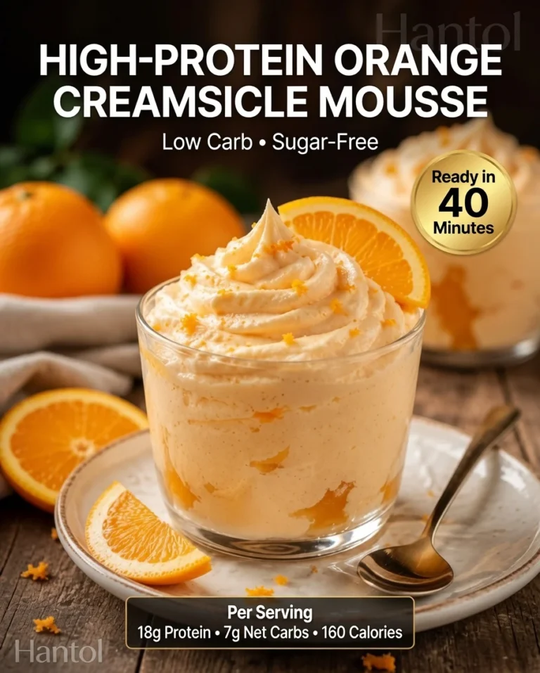 High-Protein Orange Creamsicle Mousse