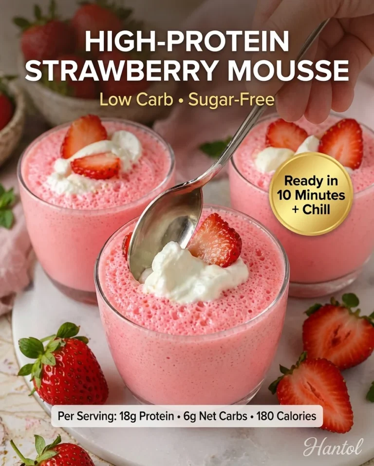 High-Protein Strawberry Mousse