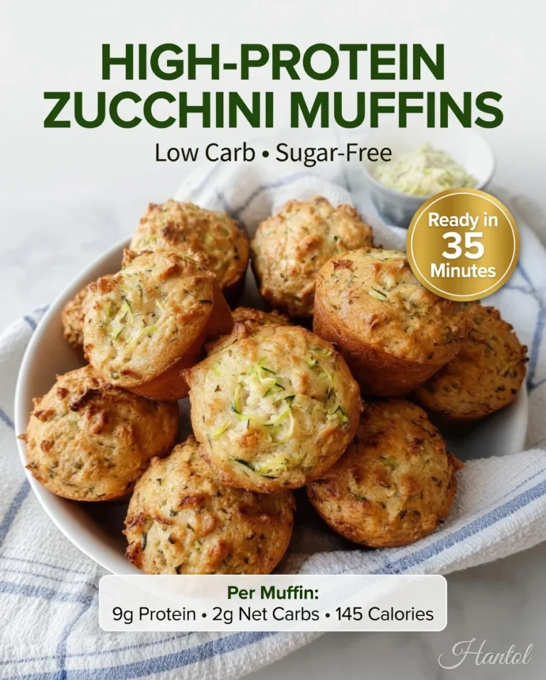 High-Protein Zucchini Muffins