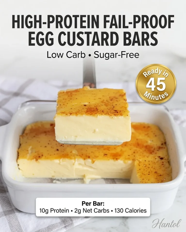 High-Protein Fail-Proof Egg Custard Bars
