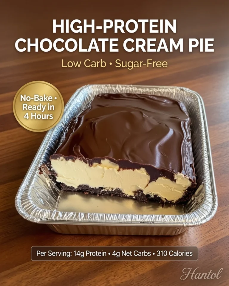 High-Protein Chocolate Cream Pie