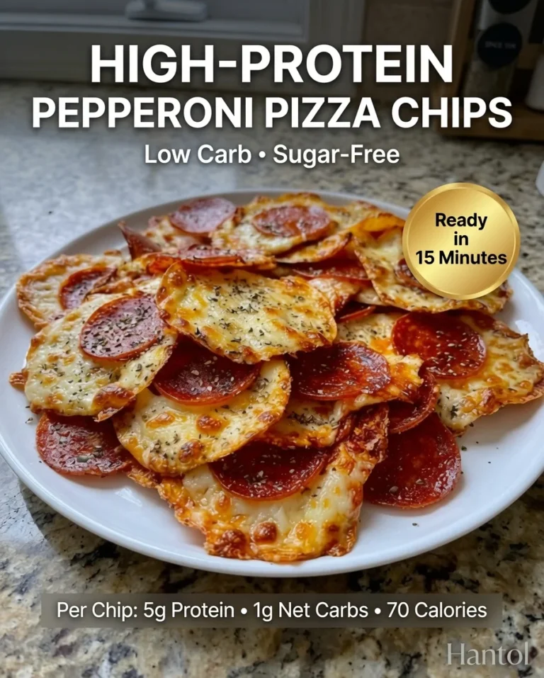 High-Protein Pepperoni Pizza Chips